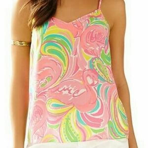 ❤️ LILLY PULITZER DUSK TANK TOP IN ALL NIGHTER, SMALL